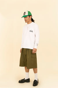 Rats Solidarity Pocket Long Sleeve - White