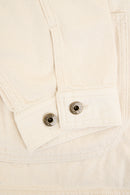 Japan Blue Organic Drill Coverall Jacket - Natural
