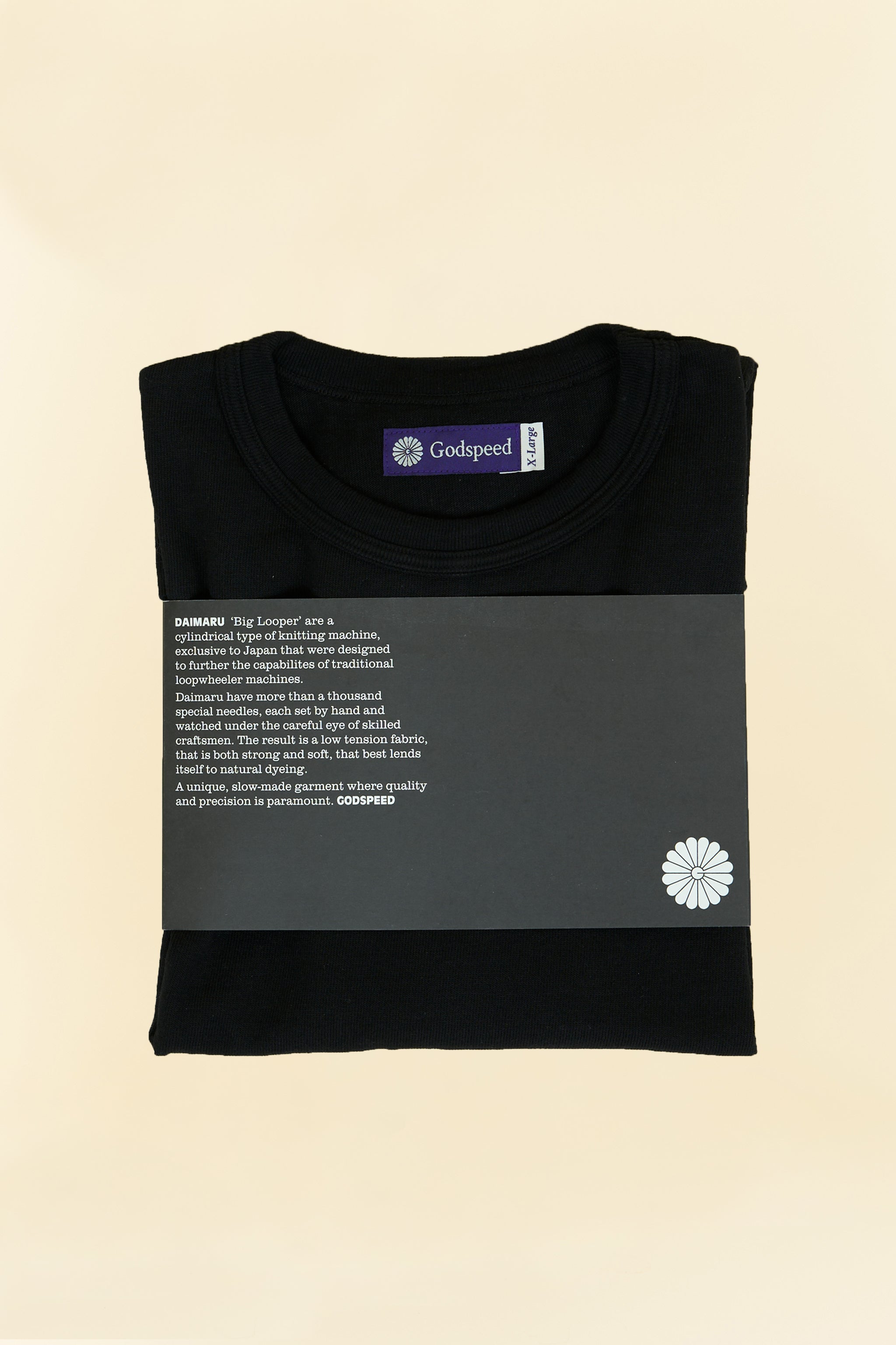 Godspeed Heavyweight Loopwheel  10oz T-Shirt - Black