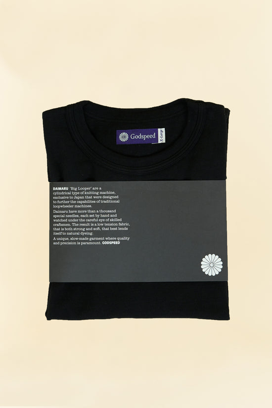 Godspeed Heavyweight Loopwheel  10oz T-Shirt - Black