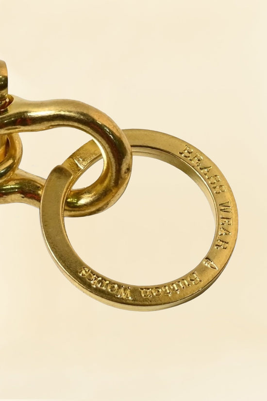 Button Works "Brass Wear" Fish Hook Key Holder