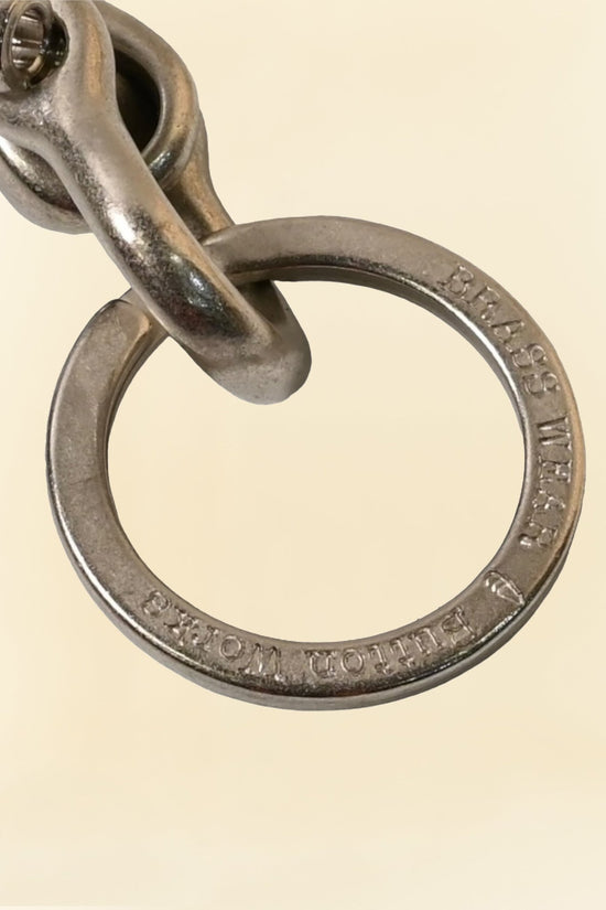 Button Works Nickel Fish Hook Key Holder