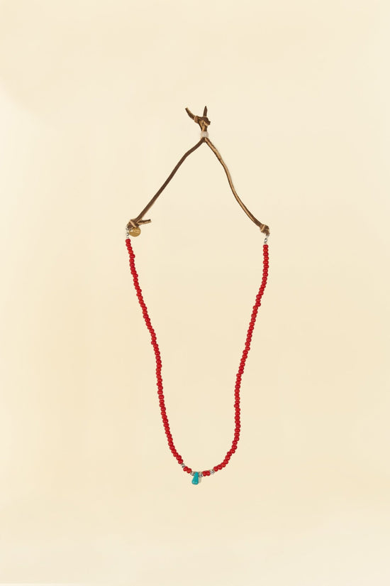 Button Works White Hearts Necklace & Bracelet - Red