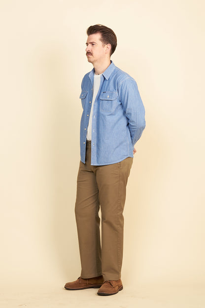 Rats Chambray Shirt - Indigo