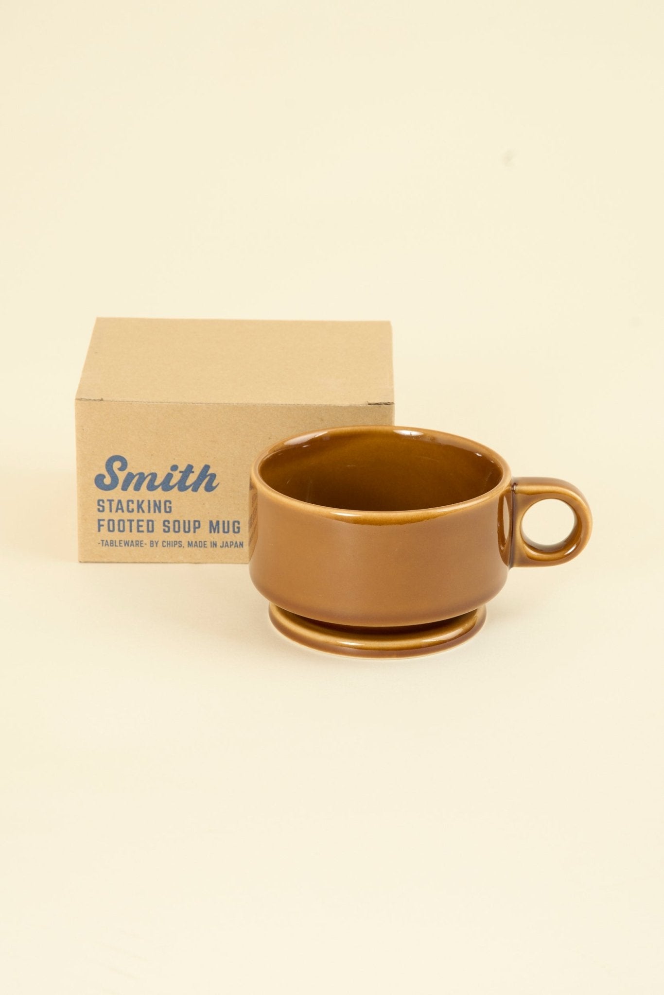 CHIPS Inc. Smith Stacking Soup Mug - Brown - CHIPS inc. - URAHARA