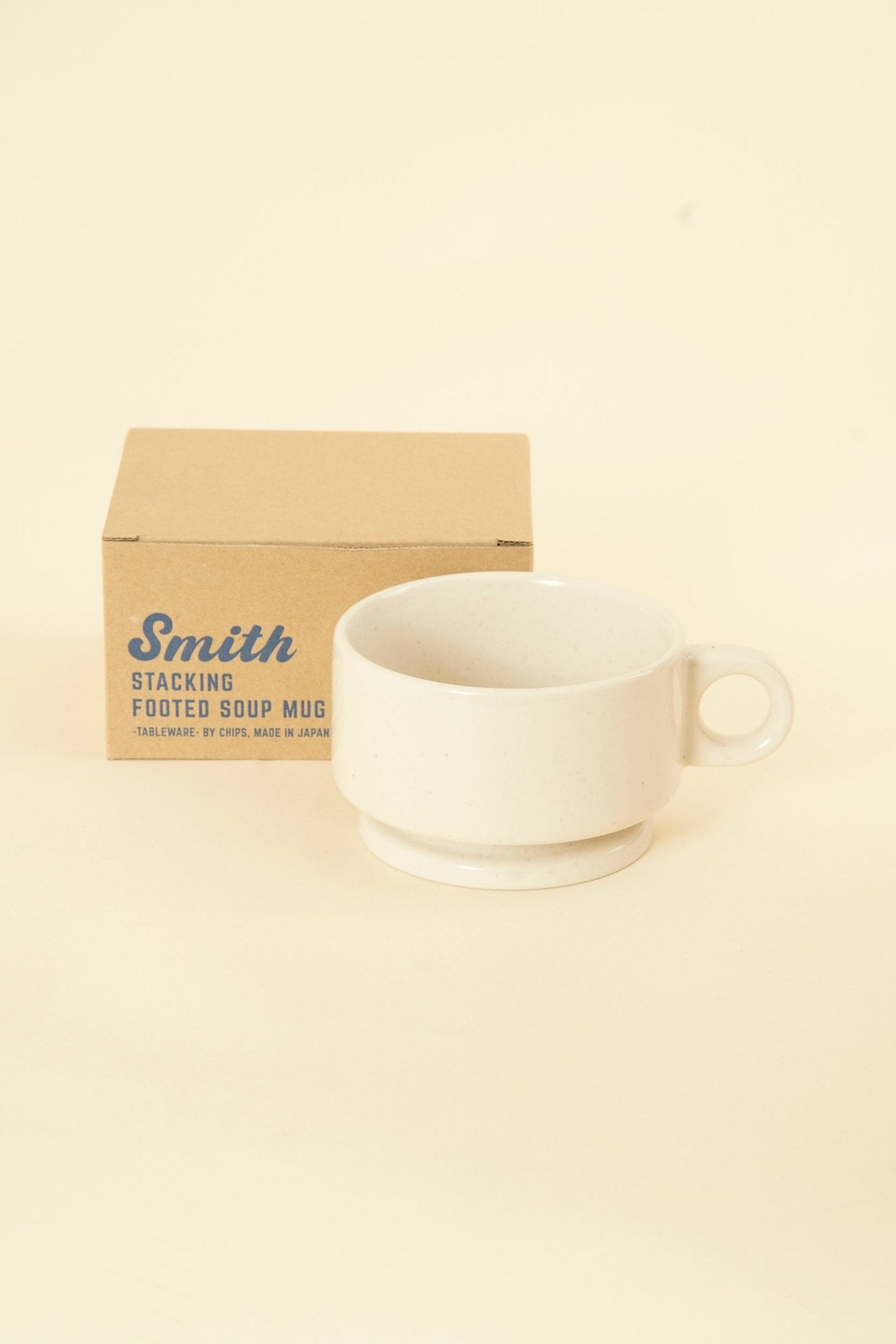 CHIPS Inc. Smith Stacking Soup Mug - Vanilla - CHIPS inc. - URAHARA