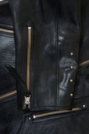 Double Helix Falconer Leather Riders Jacket