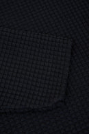 Radiall Big Waffle Boat Neck Long Sleeve T-Shirt - Black
