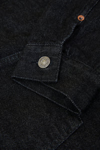 Radiall Classic 350 Top Trucker Jacket - Deep Black