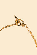 Radiall Curb T-Bar Necklace - Gold