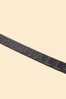 Radiall Rhodes Studded Leather Belt - Black