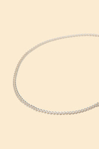 Radiall Curb T-Bar Bracelet - Silver