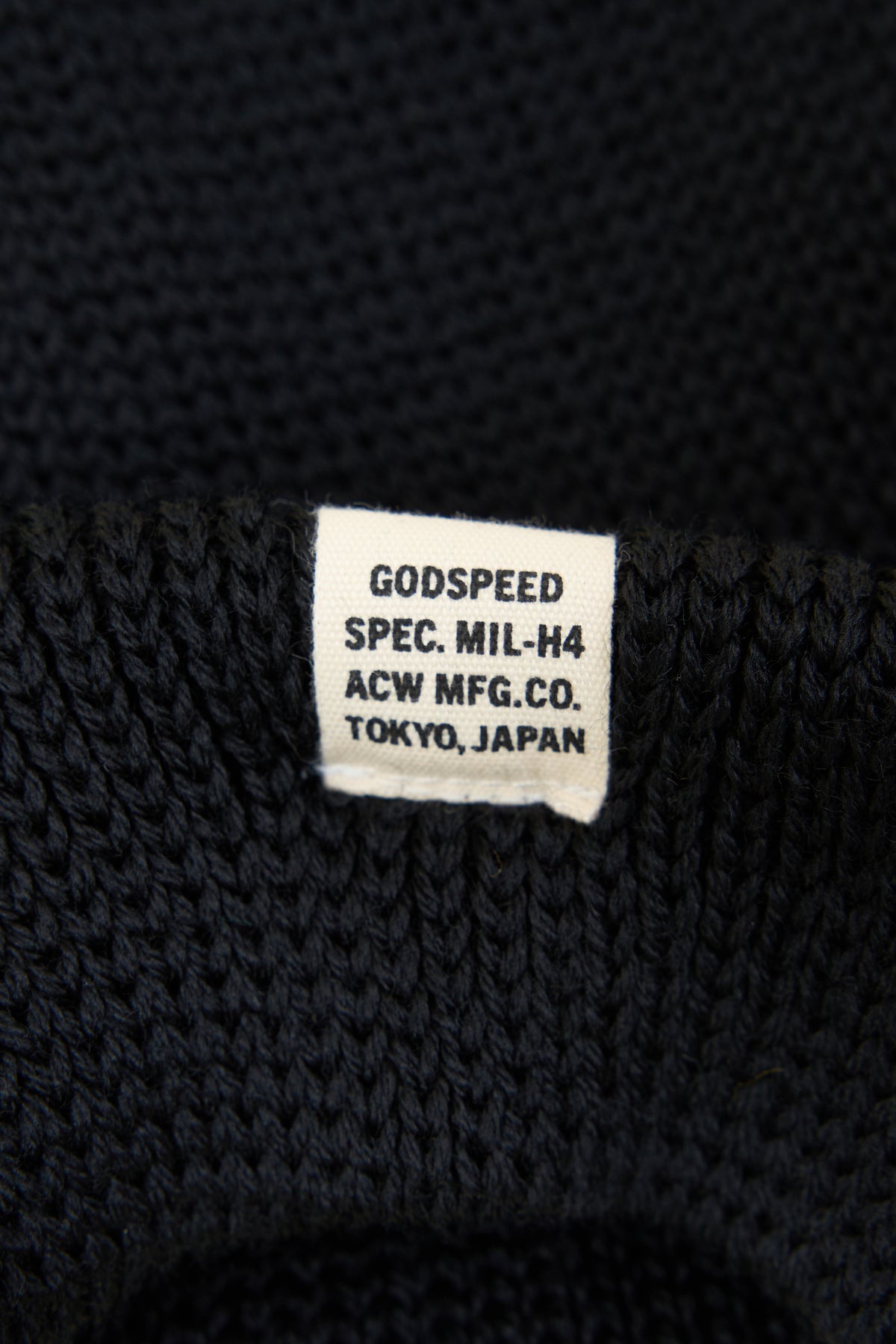 Godspeed MIL-H4 Watch Cap - Black