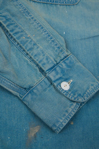 BOW WOW Solid Blue Chambray Shirt