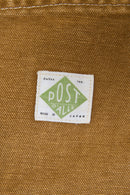 POST O'ALLS W-Knee Dungaree - Brown Vintage Canvas
