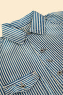 POST O'ALLS Engineers' Jacket - Hickory Stripe