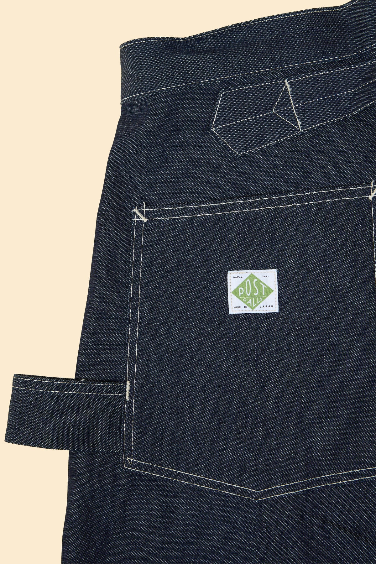 POST O'ALLS W-Knee Dungaree - Indigo 10 oz. Denim