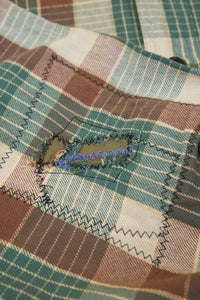 BOW WOW Repaired Mountain Pocket Flannel Shirt