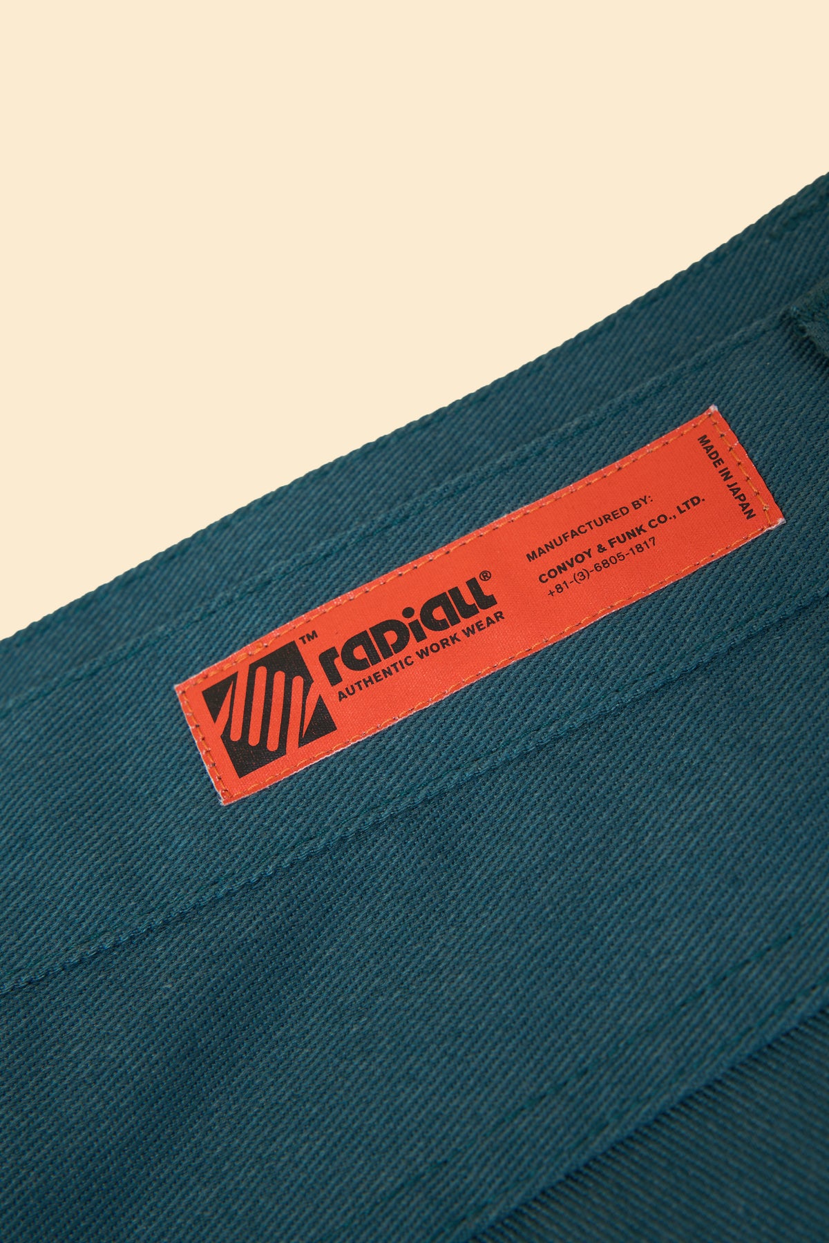 Radiall Motown Wide Tapered Fit Work Pants - Lincoln Green