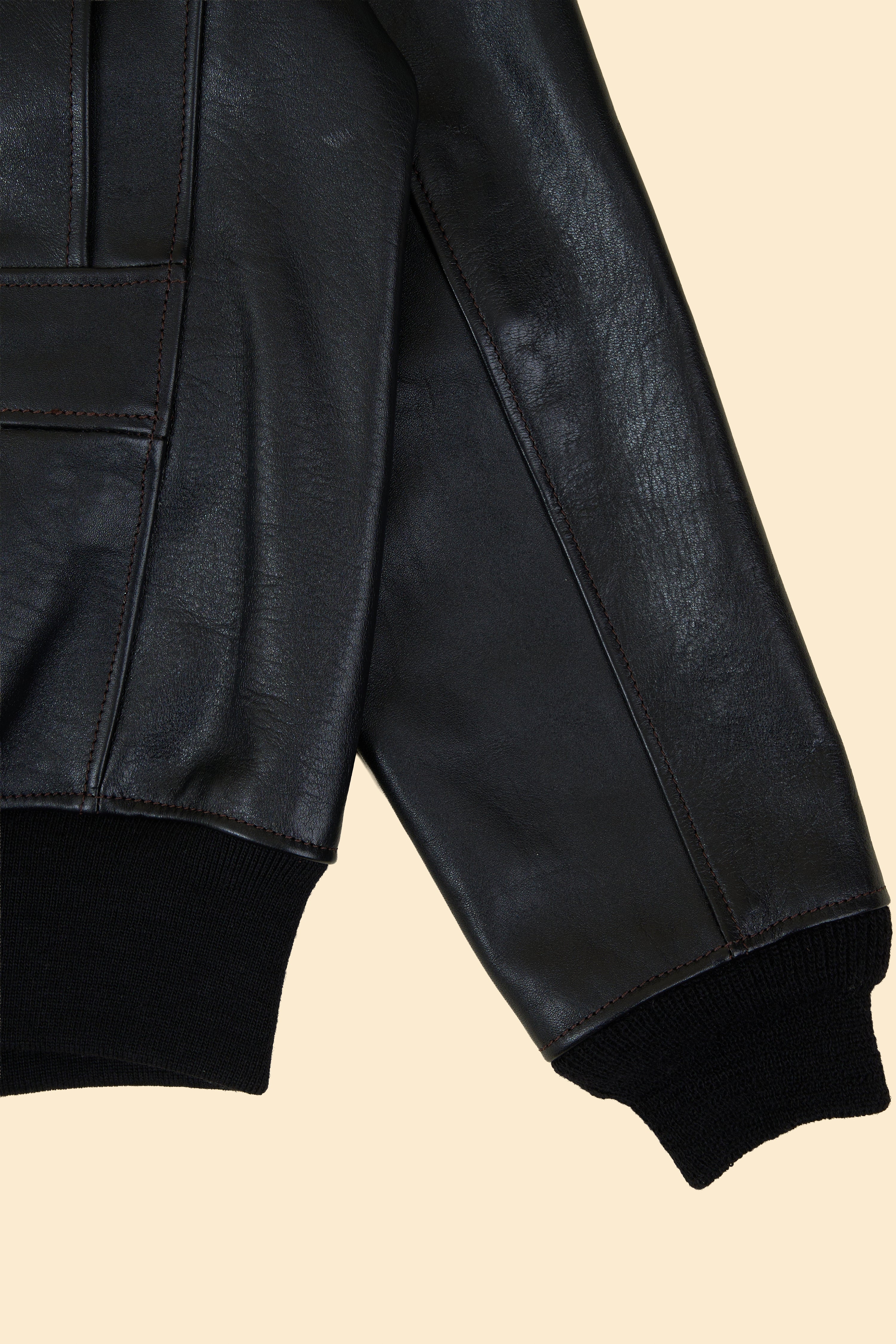 Double Helix Type G-1 Leather Flight Jacket