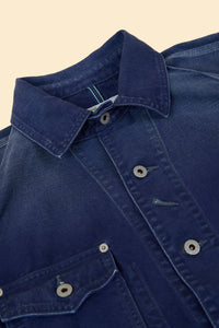 POST O'ALLS Engineers' Jacket - Navy Wash