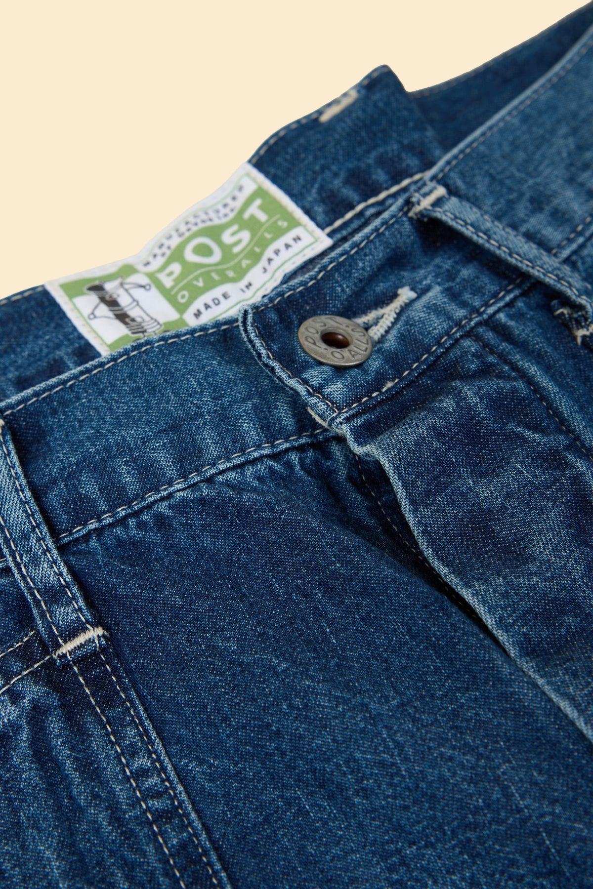 POST O'ALLS Army Pants - Indigo Worn Wash