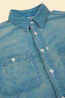 BOW WOW Solid Blue Chambray Shirt