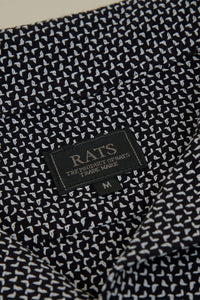 RATS Sashiko Dobby Shirt - Black