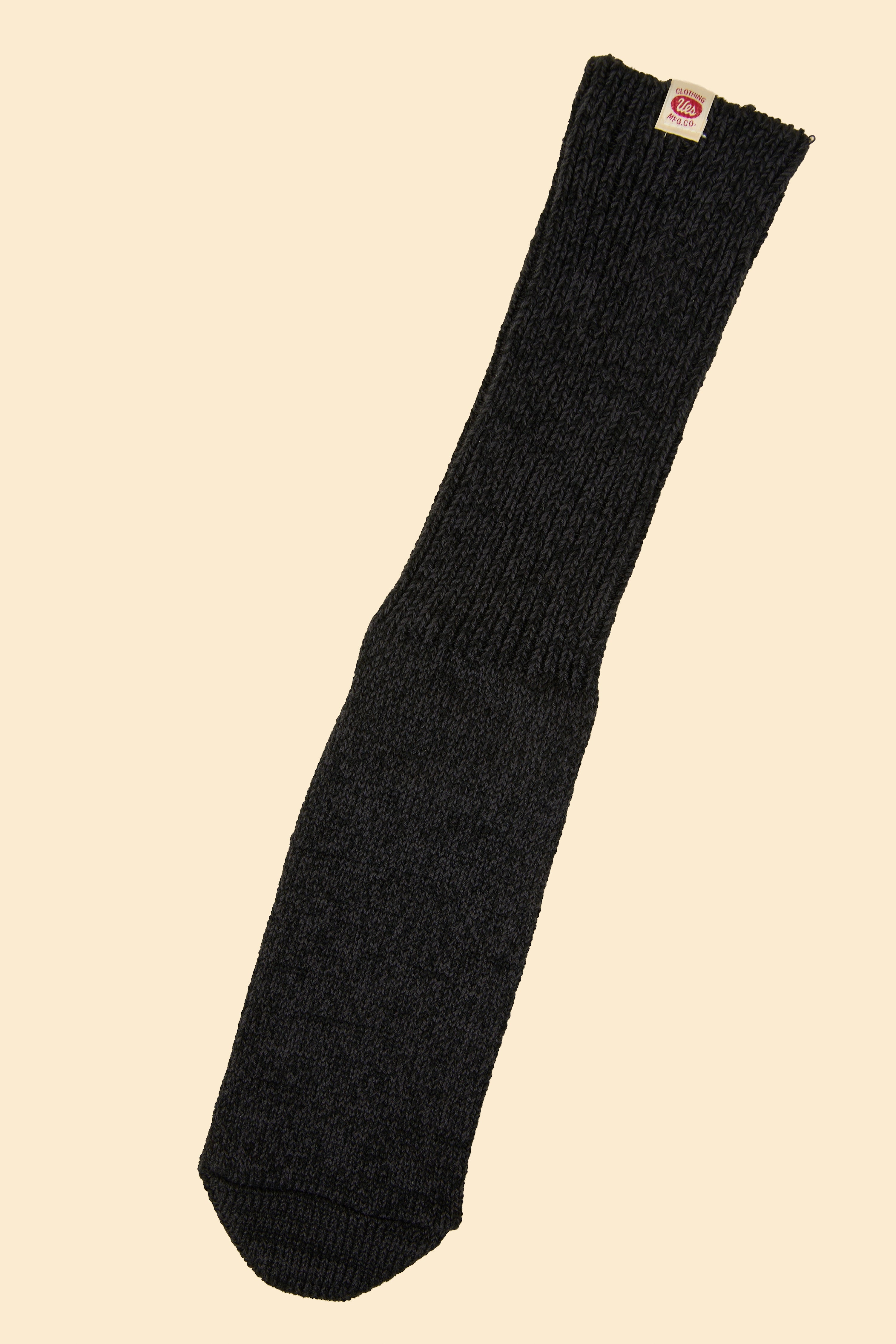 UES Melange Crew Length Socks - Black