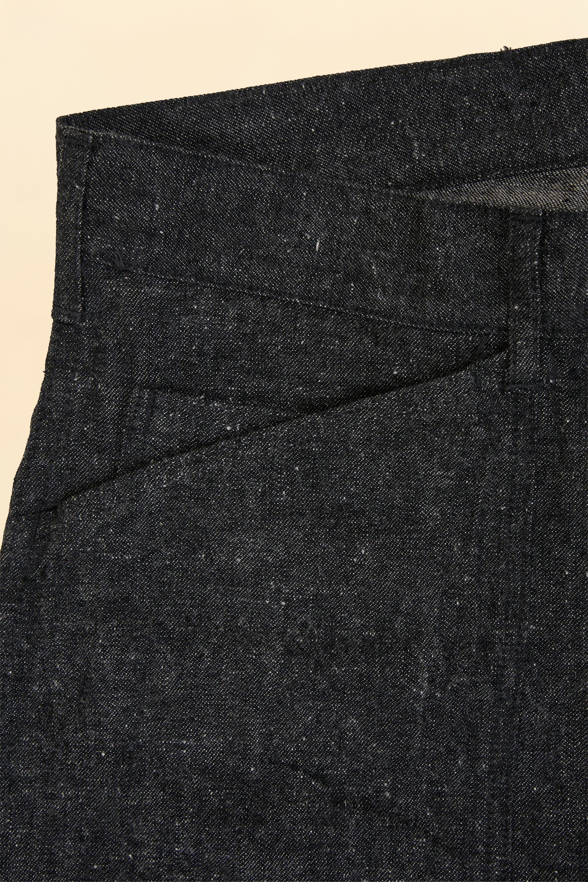 TCB Jeans Catface 10.2oz Denim Work Trousers - Black