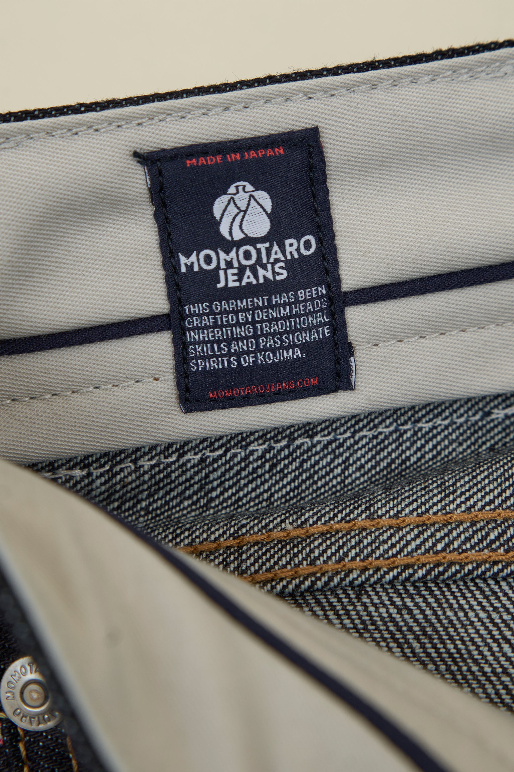 Women's MOMOTARO JEANS #410 Standard Wide Denim - 14.7oz