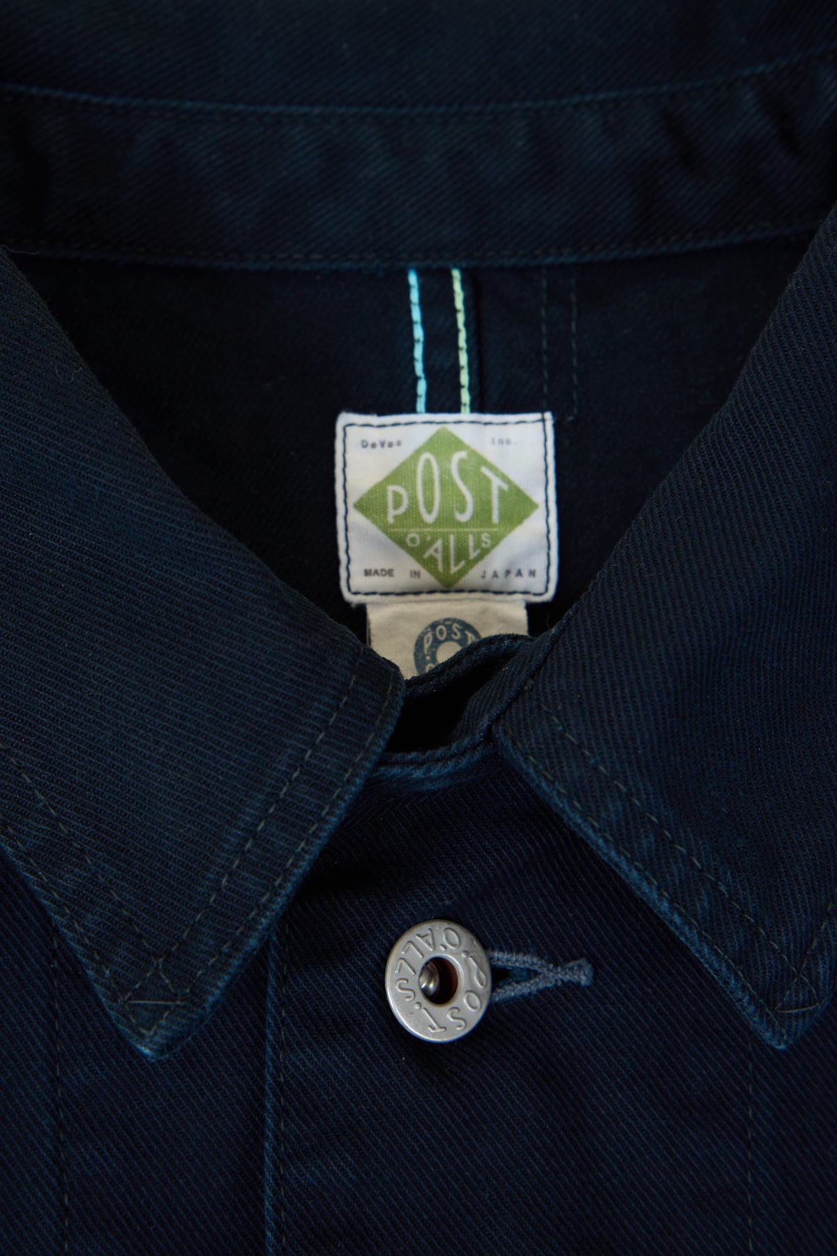 POST O'ALLS No.1 Jacket - Dark Navy Cotton Serge