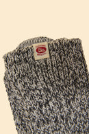 UES Melange Crew Length Socks - Heather Grey