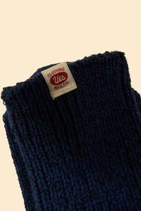 UES Melange Crew Length Socks - Navy