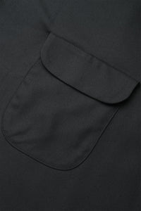 Wearmasters Lot.878 Flap Pocket Rayon Shirt S/S - Black