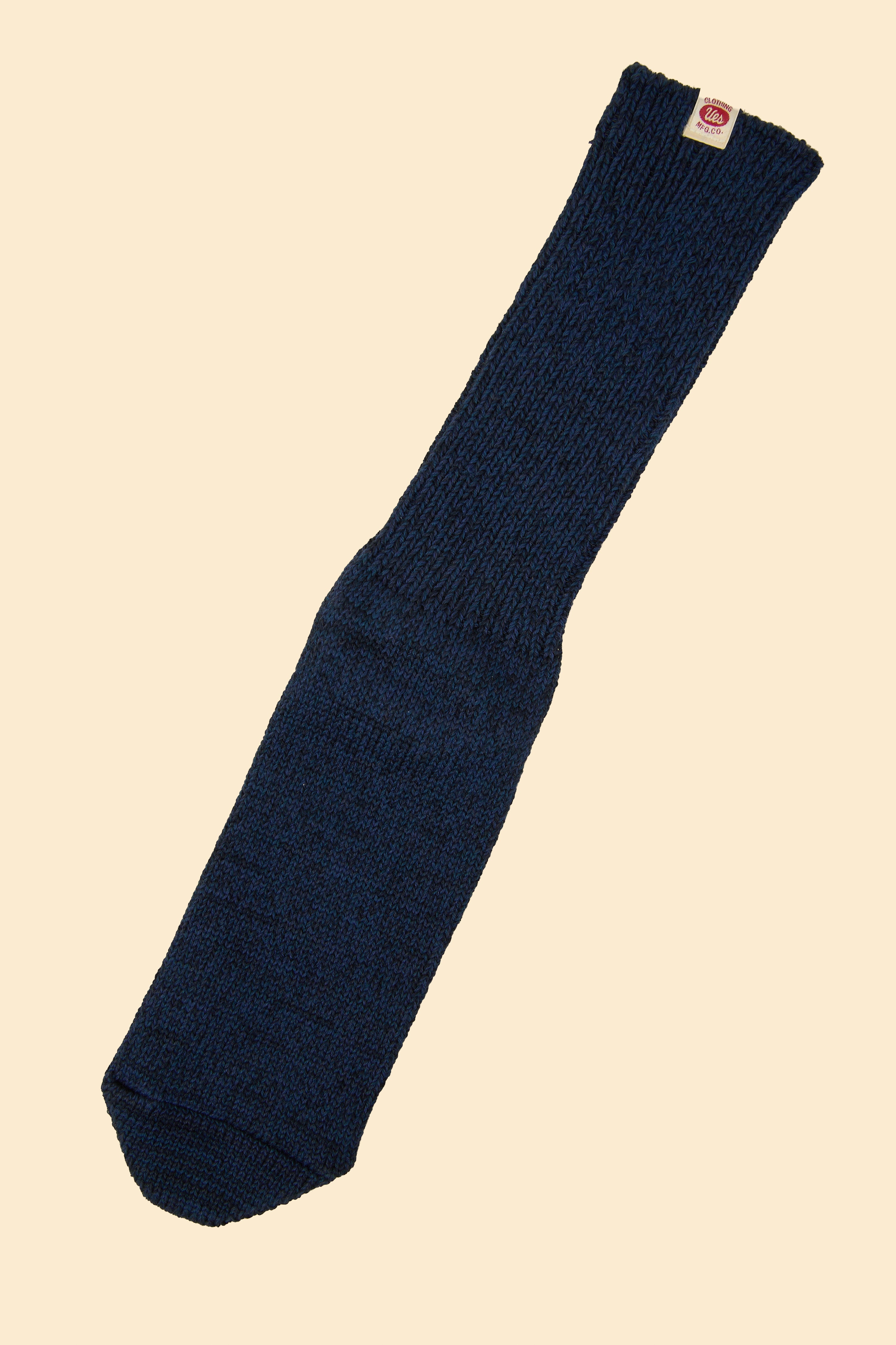 UES Melange Crew Length Socks - Navy