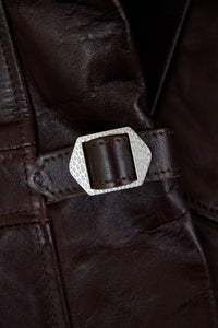 Double Helix Classic 1930's Jacket - Seal Brown