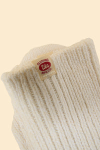 UES Melange Crew Length Socks - White