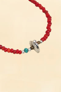 SunKu Antique Beads Bracelet - Red
