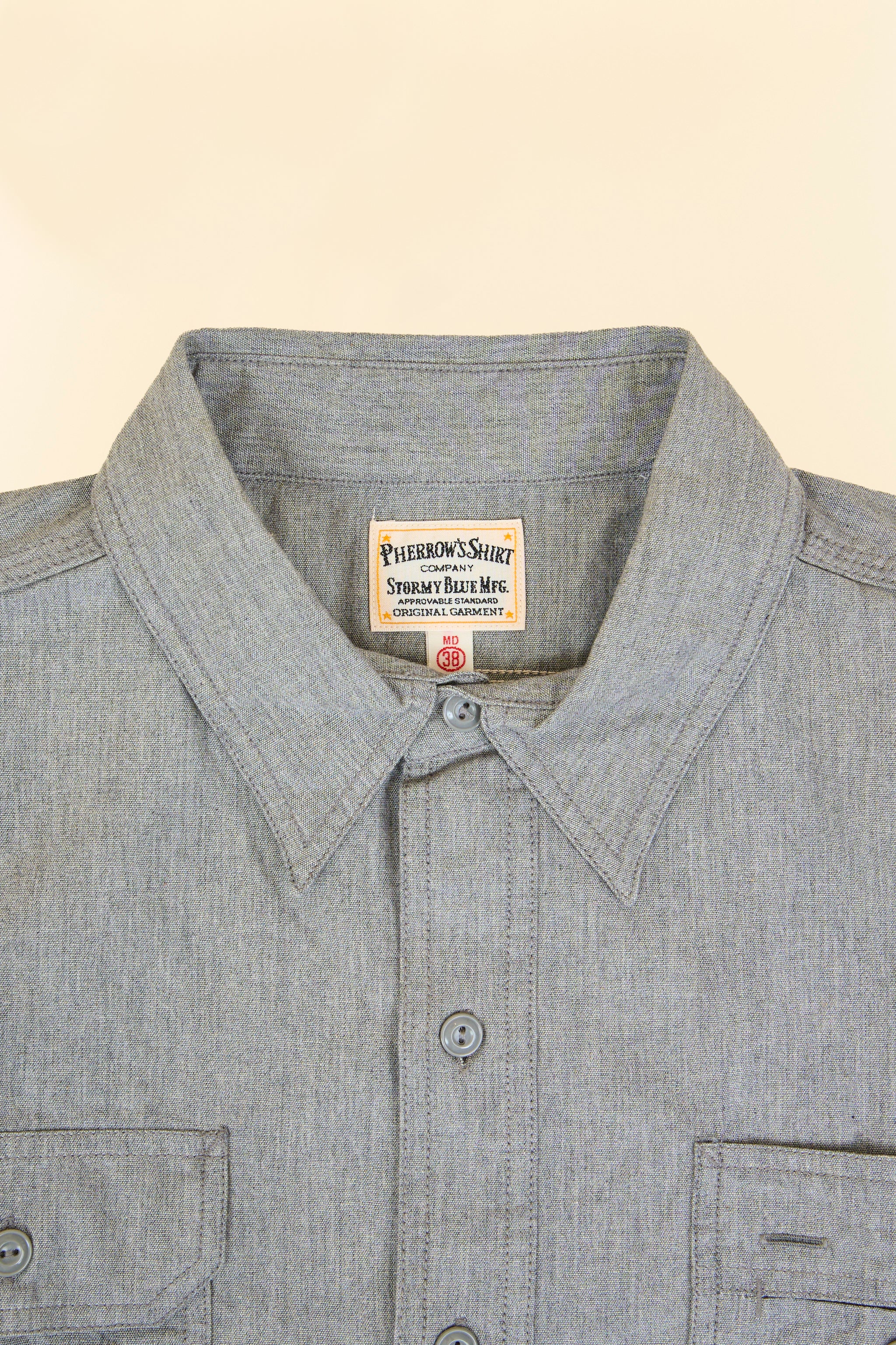 Pherrow's 60s Work Shirt - Grey