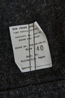 TCB Catface Jacket 10.2oz Denim - Black