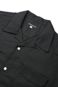 Wearmasters Lot.878 Flap Pocket Rayon Shirt S/S - Black