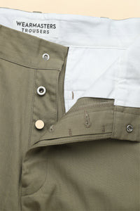 Wearmasters Lot.720 Heritage Trousers / US Navy Herringbone -Khaki