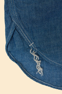 MOMOTARO JEANS Triple Stitch Chambray Shirt