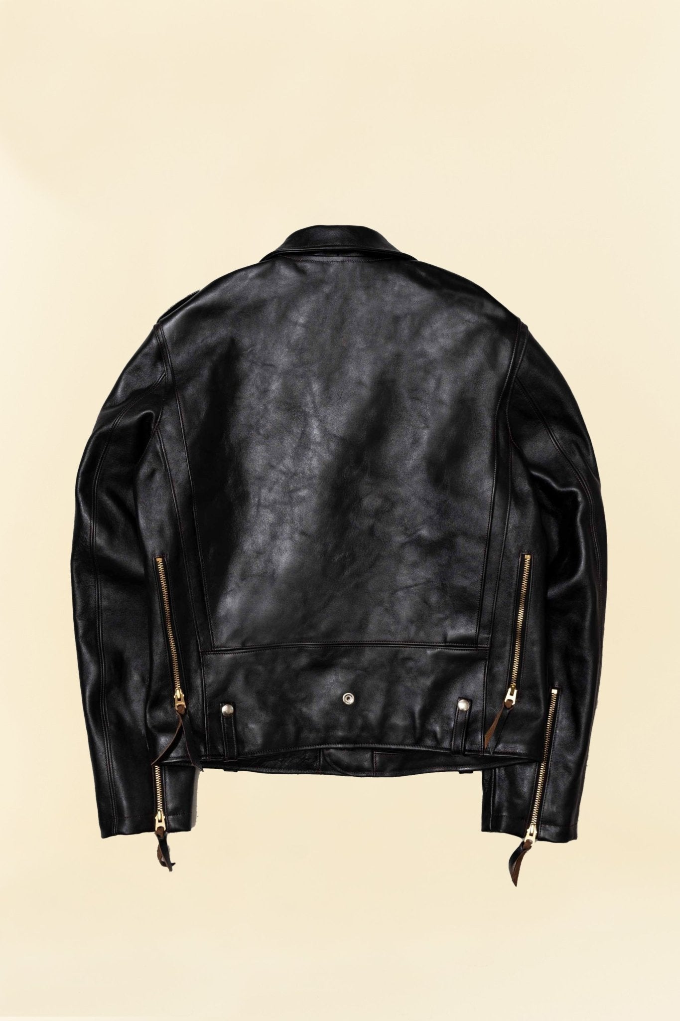 Double Helix 'Innovator' Horsehide Leather Jacket - Black - Double Helix - URAHARA