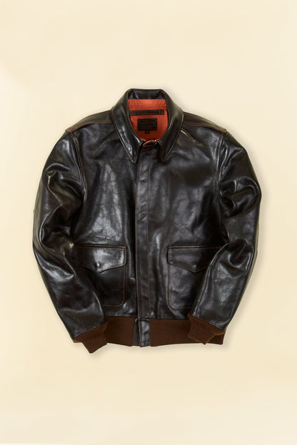 Double Helix 'Type A - 2' Horsehide Leather Jacket - Double Helix - URAHARA