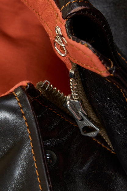 Double Helix 'Type A - 2' Horsehide Leather Jacket - Double Helix - URAHARA