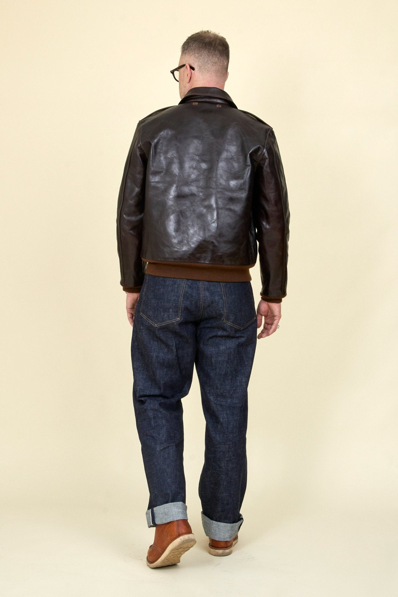 Double Helix 'Type A - 2' Horsehide Leather Jacket - Double Helix - URAHARA