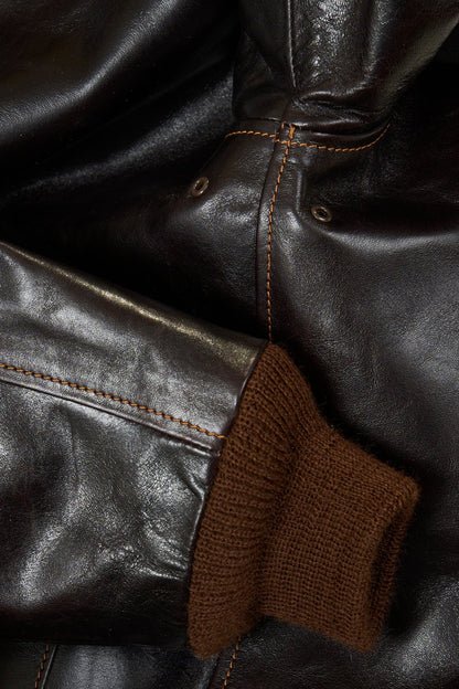 Double Helix 'Type A - 2' Horsehide Leather Jacket - Double Helix - URAHARA