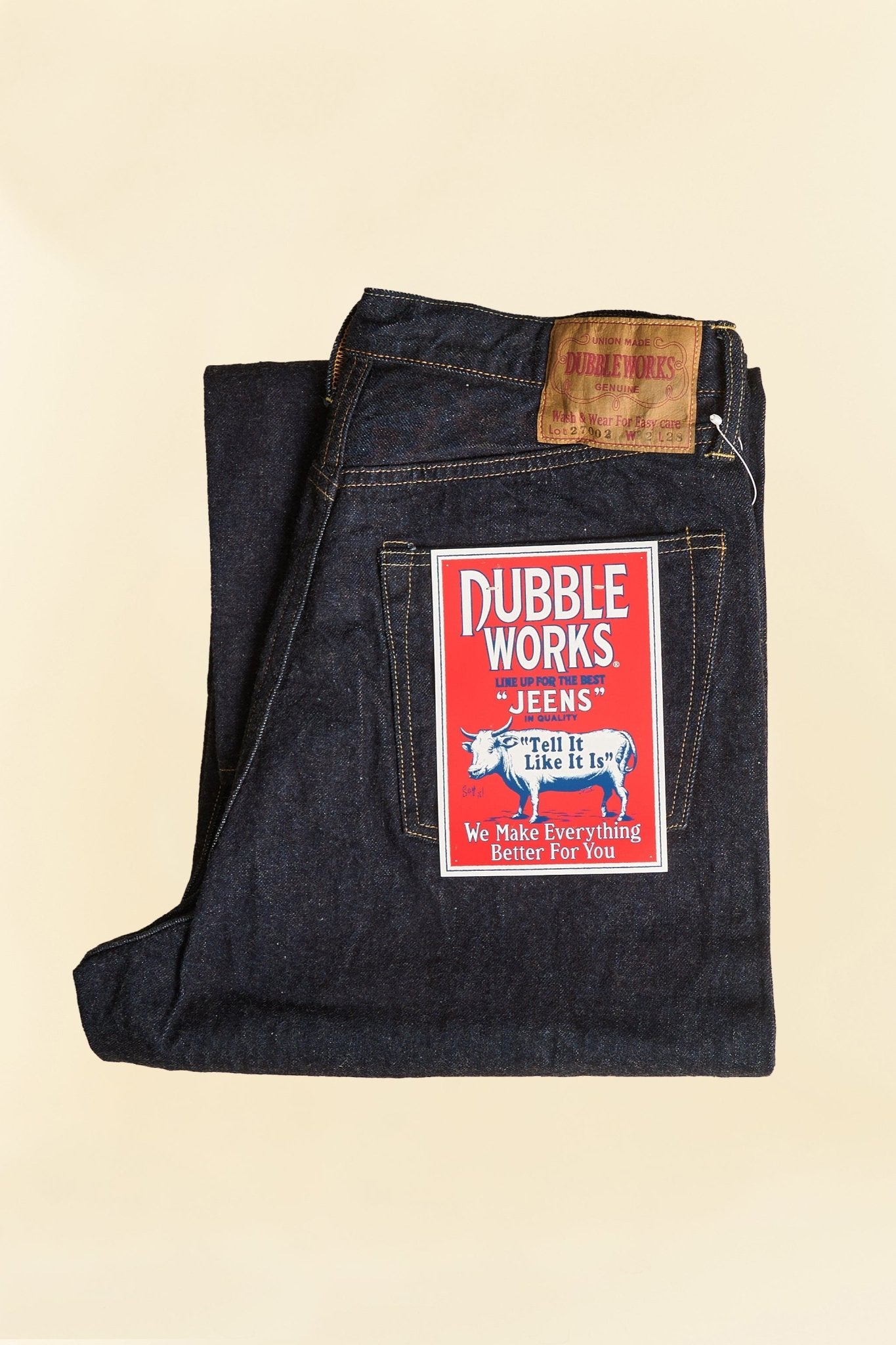 Dubble Works Lot 27002 Baggy Selvedge Denim -Dubble Works - URAHARA